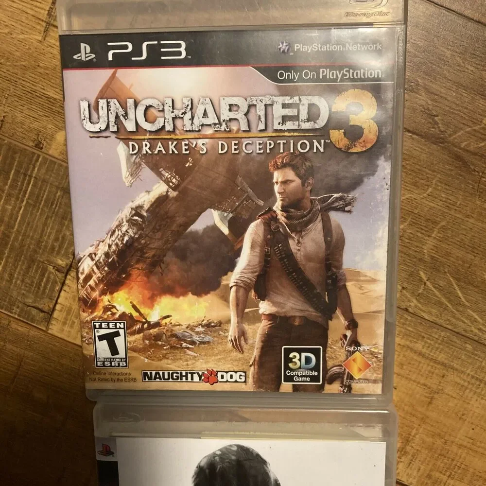 Prototype & Uncharted 3: Drake's Deception Sony PS3 PlayStation Bundle 2 Games
